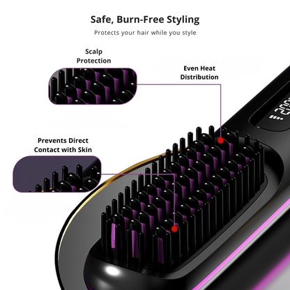 Cordless Hair Straightening Brush